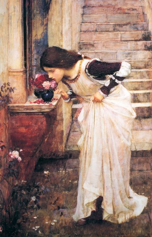 John William Waterhouse At the Shrine